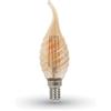 V-TAC LAMP. LED E14 4W FIL. AMBRA BIANCO CALDO A FIAMMA TO VT-1947-LED7116