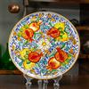 CERAMICHE CALTAGIRONE Piatto Ceramica Caltagirone Melograni cm 43