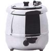 Ristoattrezzature Modello: 5117,Zuppiera elettrica in acciaio capacità 10 lt 350x350x380 h mm