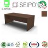 SEIPO Panel Scrivania struttura legno Rovere Tabacco