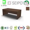 SEIPO Panel Scrivania sagomata TIPO A legno Rovere Tabacco