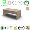 SEIPO Panel Scrivania sagomata TIPO B legno Rovere Chiaro