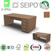 SEIPO Panel Scrivania DX-SX con cassettiera portante legno Noce Chiaro
