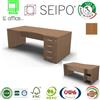 SEIPO Panel Scrivania DX-SX sagomata con cassettiera portante TIPO D legno Noce Chiaro
