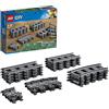 LEGO City Binari, Set con 20 Pezzi Accessori di Rotaie per Ampliare la Ferrovia del Treno Giocattolo, Giochi Creativi per Bambini e Bambine da 5 Anni in su, Idea Regalo di Compleanno 60205