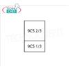 TECHNOCHEF - Set 1 Cestello 2 3 + 1 Cestello 1 3 per cuocipasta, Mod.9CP5