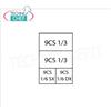 TECHNOCHEF - Set 2 Cestelli 1 3 + 2 Cestelli 1 6 per cuocipasta, Mod.9CP7