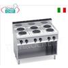 CUCINA ELETTRICA 6 PIASTRE su VANO a GIORNO, Kw.15,6