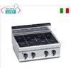 CUCINA ELETTRICA 4 ZONE ad INFRAROSSI TOP, Kw.12,8
