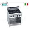 CUCINA ELETTRICA 4 ZONE ad INFRAROSSI su VANO a GIORNO, Kw.12,8
