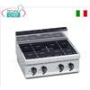 CUCINA ELETTRICA 4 ZONE ad INDUZIONE TOP, Kw.14