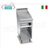 FRY TOP a GAS con PIASTRA RIGATA in MULTIPAN, su VANO a GIORNO