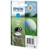 Epson - Cartuccia ink - 34 - Ciano - C13T34624010 - 4,2ml (unità vendita 1 pz.)