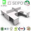 SEIPO Panel Scrivania benches struttura in legno bianco