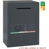 Bordogna Cassaforte Mod.Ardea 750/E elettronica con Feritoia Dim. H.352 x L.435 x P.380