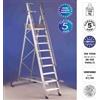 Svelt Scala con piattaforma maggiorata Mod. Castellana 10 gradini