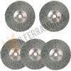 Proxxon Spazzole in acciaio INOX a disco 28956