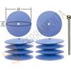 Proxxon Molette elastiche al silicone di forma lenticolare 28 293