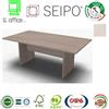 SEIPO Panel Tavolo monoblocco e lineare con strutture legno Olmo Chiaro