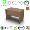 SEIPO Panel Scrivania monoblocco e lineare con strutture legno P60 Noce Chiaro