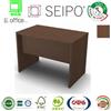 SEIPO Panel Scrivania monoblocco e lineare con strutture legno P60 Rovere Tabacco