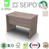 SEIPO Panel Scrivania monoblocco e lineare con strutture legno P60 Olmo Chiaro