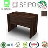SEIPO Panel Scrivania monoblocco e lineare con strutture legno P60 Olmo Scuro