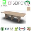 SEIPO Panel Tavolo a due pezzi e lineare con strutture legno Rovere Chiaro