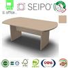 SEIPO Panel Tavolo riunione monoblocco ovale struttura legno Rovere Chiaro
