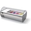 TecFrigo Espositore da banco refrigerato per gelato Modello MICROGEL3 Bacinelle capacità massima (Nonl incluse) n° 6 - Lt. 2,5 o n° 3 - Lt. 5 / Lt. 7