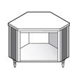 Ristoattrezzature Modello: 7505,Banchi self service angolo interno 90° 1450x700x900 h mm