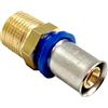 Raccordo a Pressare Diritto Maschio APE per Tubo Multistrato Diam. 16 x 1/2