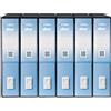 Dox Registratore a leva DOX2 Protocollo S. Francisco 28,5x35 cm - dorso 8 cm azzurro - D15216