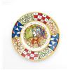 CERAMICHE CALTAGIRONE Piatto Ceramica Caltagirone Moro cm 43