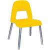 CWR Sedia per bambini Piuma - H 31 cm - giallo - CWR (unità vendita 1 pz.)