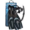 CRESSI PLUMA BAG Kit Pinne + Maschera Boccaglio Borsa