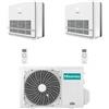 Hisense Condizionatore Climatizzatore Hisense Dual Split Inverter a Console 12000+12000 Con 2AMW52U4RXC