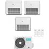 Hisense Condizionatore Climatizzatore Hisense Trial Split Inverter a Console 9000+9000+12000 Con 3AMW72U4RJC