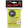 UltraPro - Bustine protettive 66x91 - PRO MATTE Retro GIALLO CHIARO (50 bustine) UPR84149