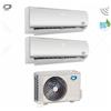 Diloc Condizionatore Climatizzatore Diloc Dual Split Inverter Frozen R-32 9000+12000 Btu Con FROZEN240 Wi-Fi Optional