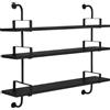GUBI libreria da parete DEMON SHELF 3 ripiani L 155 cm Matégot Collection - 10011242