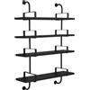 GUBI libreria da parete DEMON SHELF 4 ripiani L 95 cm Matégot Collection - 10011255