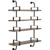 GUBI libreria da parete DEMON SHELF 4 ripiani L 95 cm Matégot Collection - 10011257