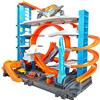 Hot Wheels City Garage delle Acrobazie, Playset con Pista Collegabile, Con Ascensore e Squalo, Spazio per +90 Macchinine, Regalo Bambini 5+ Anni, FTB69