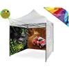 Bertoni Custom Personalizzazione Gazebo FULL PRINT Kit 3 pareti laterali 2x2 mt.