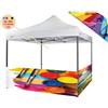 Bertoni Custom Personalizzazione Gazebo FULL PRINT ½ parete laterale 3 mt.