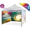 Bertoni Custom Personalizzazione Gazebo FULL PRINT Kit 3 pareti laterali 4x4 mt.