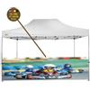 Bertoni Custom Personalizzazione Gazebo FULL PRINT ½ parete laterale 4,5 mt.
