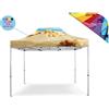 Bertoni Custom Personalizzazione Gazebo FULL PRINT Tetto 2x3 mt. con Cuciture Termonastrate