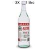 (3 BOTTIGLIE) Pallini - Alcool 96° - 100cl - 1 litro